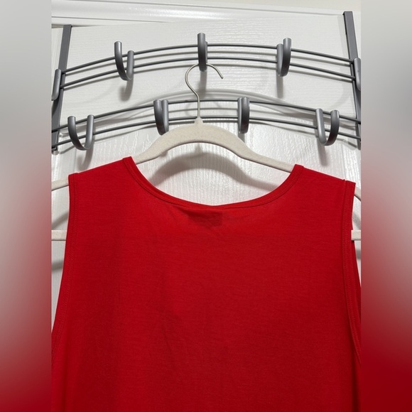 LuLaRoe Tank top Off Duty Momma Red 2XL vacation beach motherhood cruise NWT mom - Picture 15 of 15